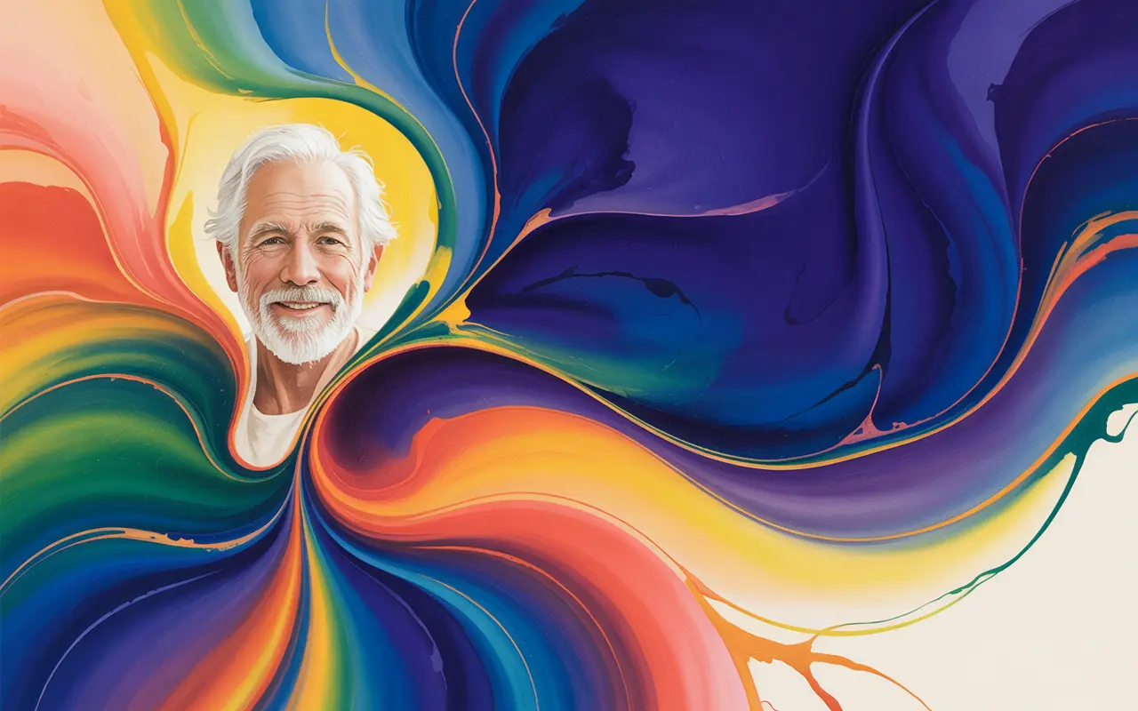 Abstract image illustrating the rise of interest in microdosing and psychedelic exploration